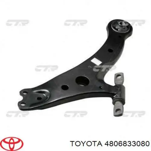 4806833080 Toyota Brazo inferior derecho de la suspensión delantera