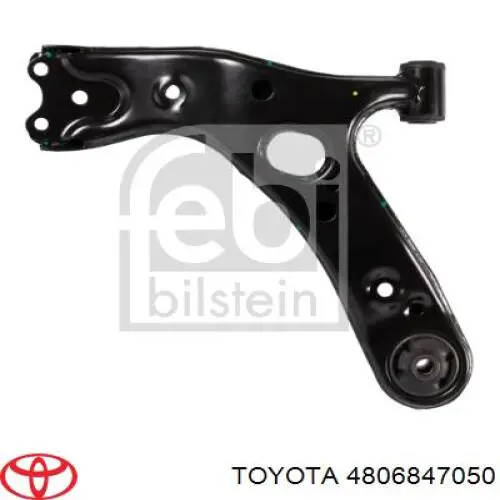 4806847050 Toyota barra oscilante, suspensión de ruedas delantera, inferior derecha