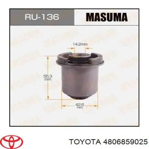 Barra oscilante, suspensión de ruedas delantera, inferior derecha Toyota 4806859025 precio, desde 155,99 USD