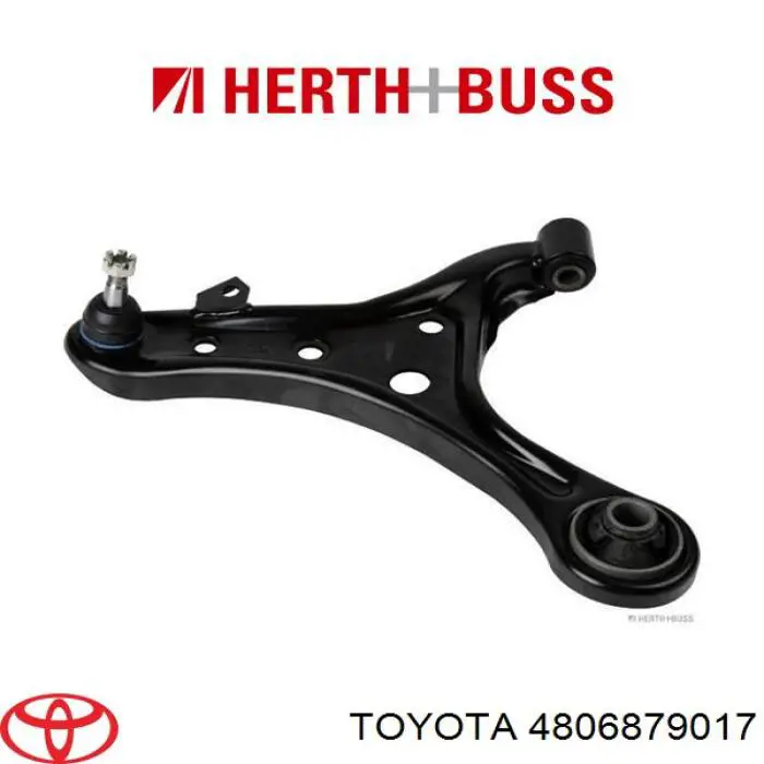 4806879017 Toyota barra oscilante, suspensión de ruedas delantera, inferior derecha