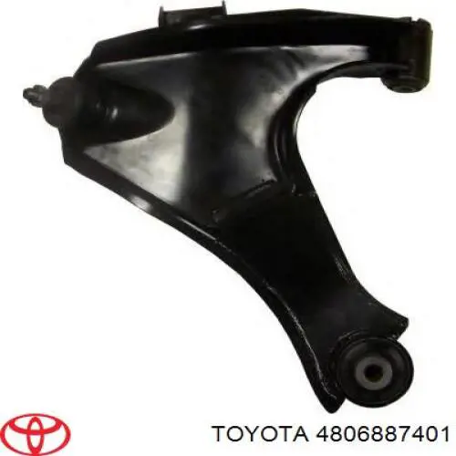 4306887401 Daihatsu barra oscilante, suspensión de ruedas delantera, inferior derecha