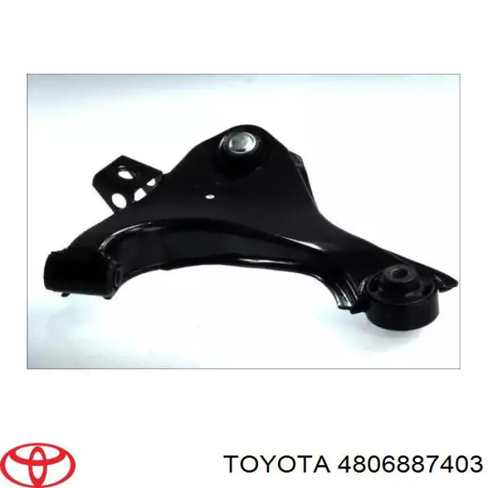 4806887403 Toyota barra oscilante, suspensión de ruedas delantera, inferior derecha