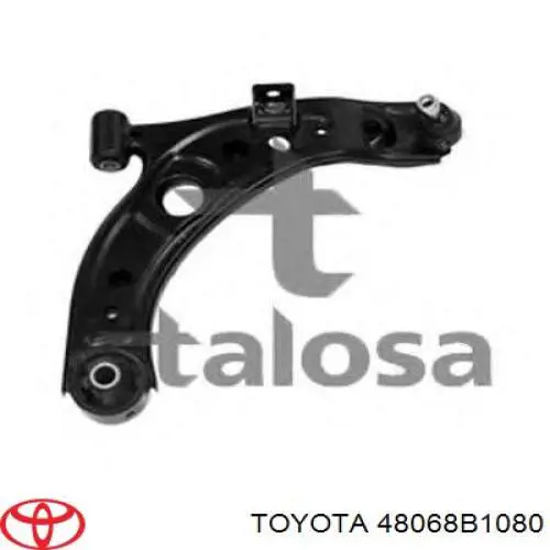 48068B1080 Toyota barra oscilante, suspensión de ruedas delantera, inferior derecha