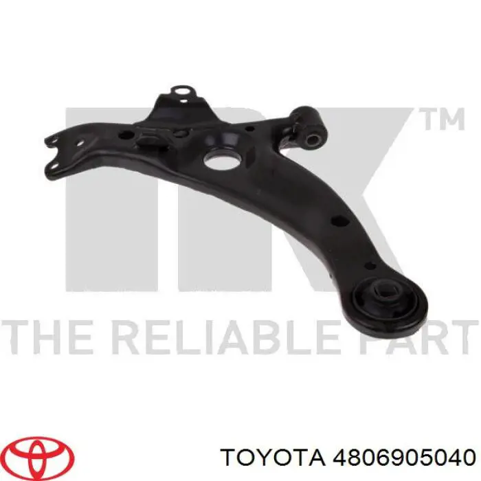 Comprar 4806905040 Toyota Brazo inferior izquierdo de la suspensión delantera