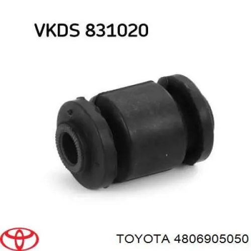 4806905050 Toyota barra oscilante, suspensión de ruedas delantera, inferior izquierda