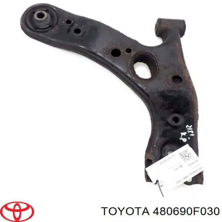 480690F030 Toyota barra oscilante, suspensión de ruedas delantera, inferior izquierda