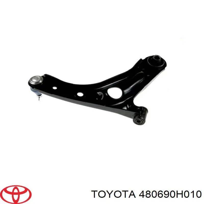 480690H010 Toyota barra oscilante, suspensión de ruedas delantera, inferior izquierda