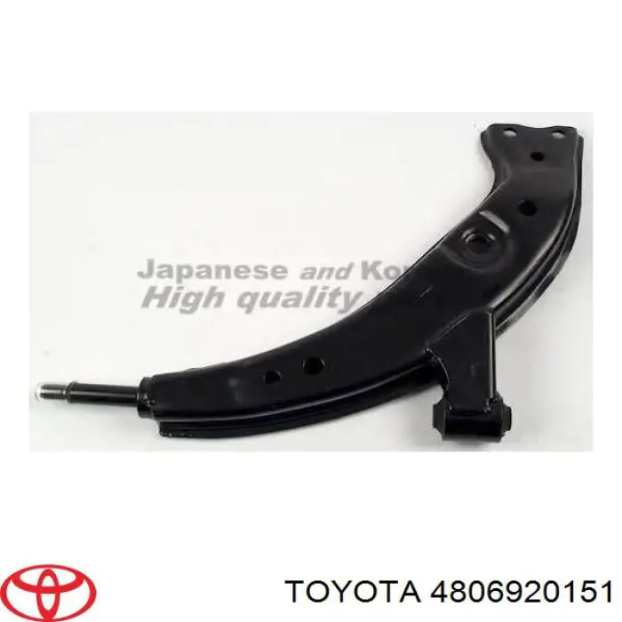 Barra oscilante, suspensión de ruedas delantera, inferior izquierda para Toyota Corolla (E8B)