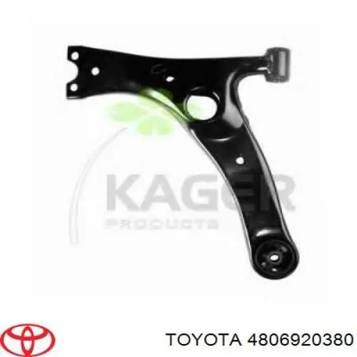 4806920380 Toyota barra oscilante, suspensión de ruedas delantera, inferior izquierda