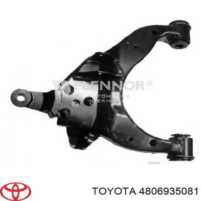 TC3787 Delphi Brazo inferior izquierdo de la suspensión delantera