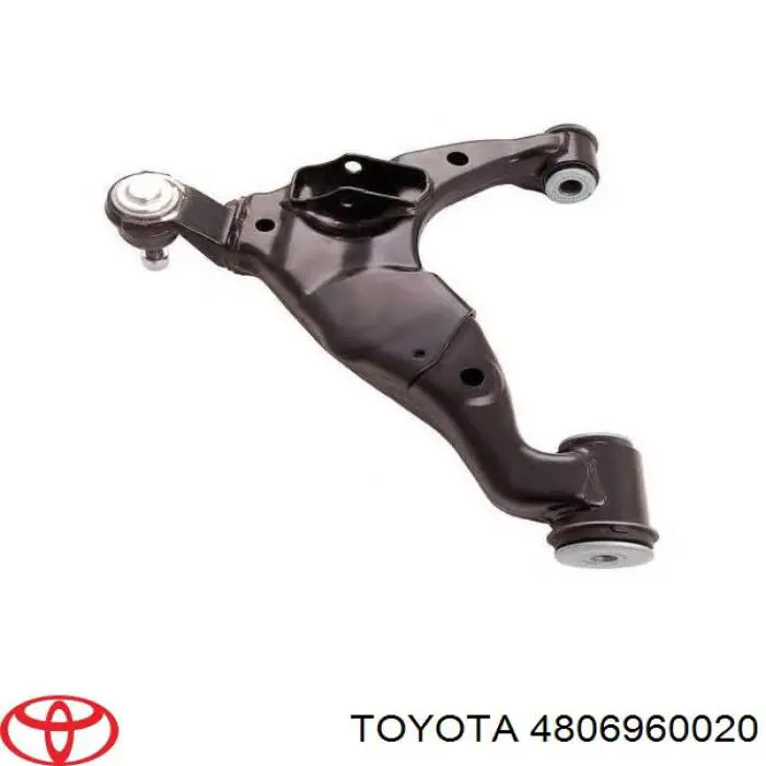 4806960020 Toyota barra oscilante, suspensión de ruedas delantera, inferior izquierda