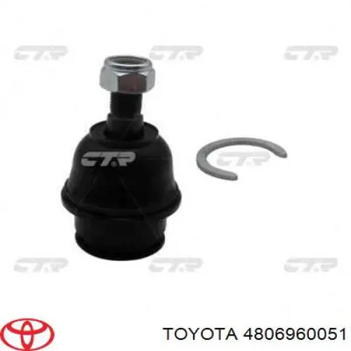 4806960051 Toyota barra oscilante, suspensión de ruedas delantera, inferior izquierda