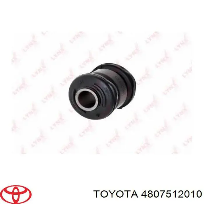 4807512010 Toyota silentblock de suspensión delantero inferior