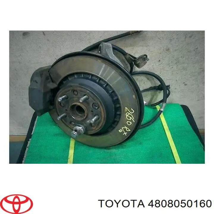 4808050161 Toyota amortiguador trasero derecho