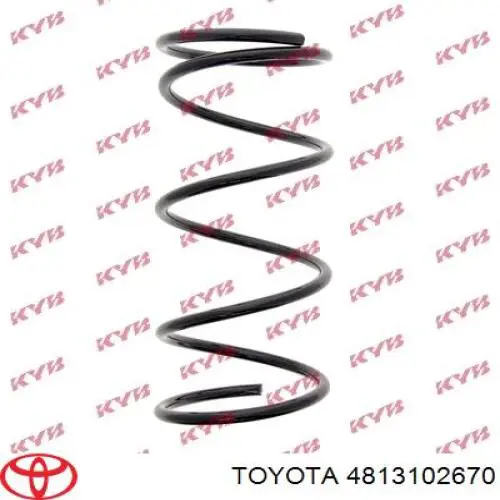 Muelle delantero 4813102670 Toyota