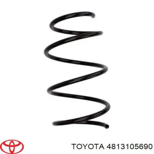 4813105690 Toyota muelle de suspensión eje delantero