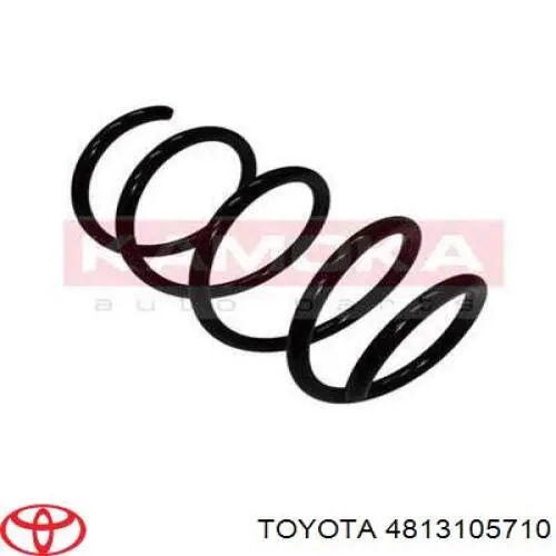 4813105710 Toyota muelle de suspensión eje delantero