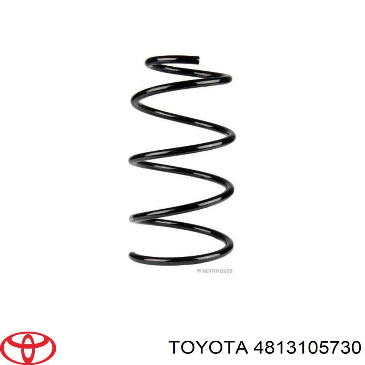 4813105730 Toyota muelle de suspensión eje delantero