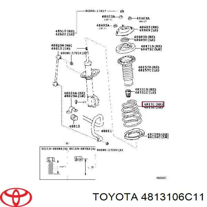 4813106C11 Toyota