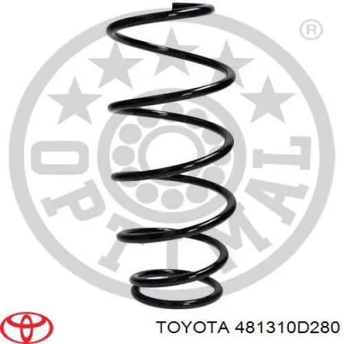 Comprar 481310D280 Toyota Muelle delantero