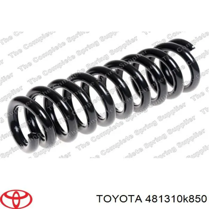 481310K850 Toyota muelle de suspensión eje delantero