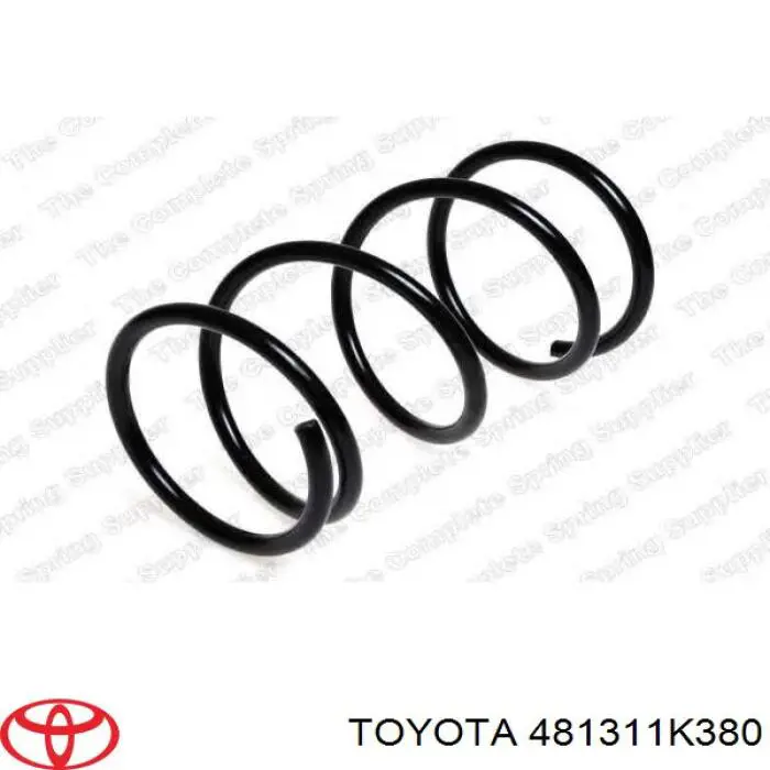 481311K380 Toyota muelle de suspensión eje delantero