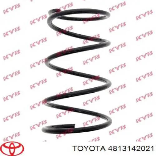 4813142011 Toyota muelle de suspensión eje delantero