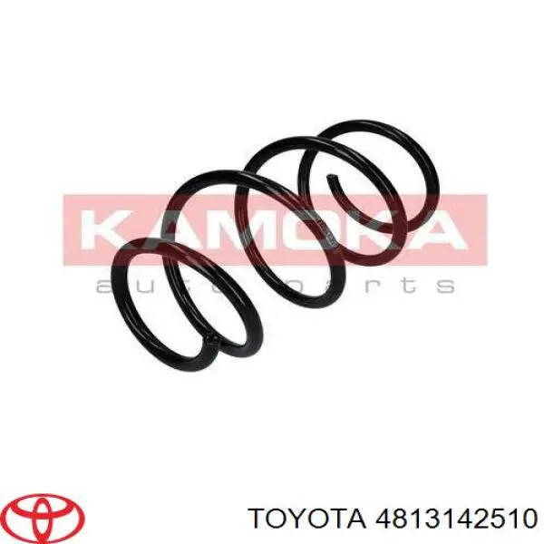 4813142510 Toyota muelle de suspensión eje delantero