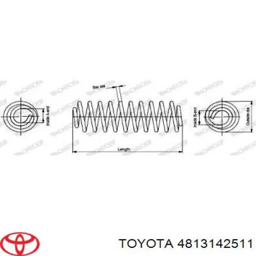 Comprar 4813142511 Toyota Muelle delantero