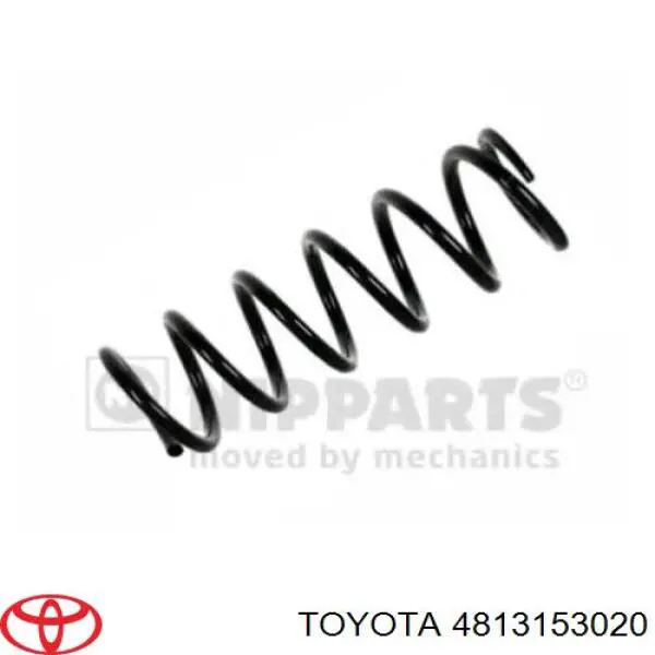 4813153020 Toyota muelle de suspensión eje delantero