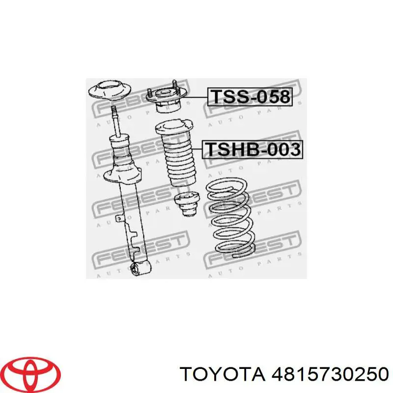 Comprar 4815730250 Toyota Fuelle, amortiguador delantero