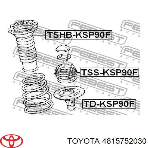Guardapolvo del amortiguador delantero Toyota 4815752030 precio, desde 20,28 EUR