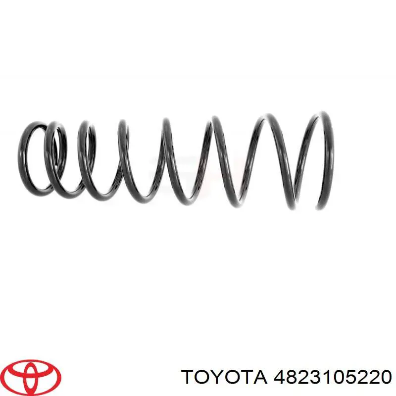 4823105220 Toyota muelle de suspensión eje trasero