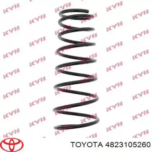 Muelle de suspensión trasero Toyota 4823105260 precio, desde 257,46 EUR