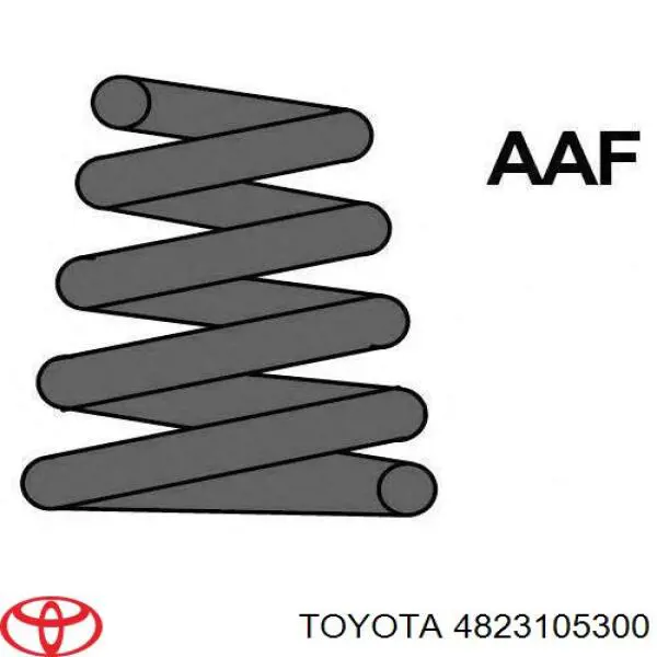 Comprar 4823105300 Toyota Muelle de eje trasero