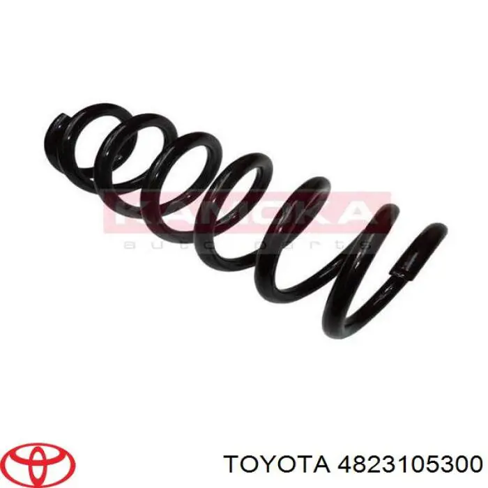 4823105300 Toyota muelle de suspensión eje trasero