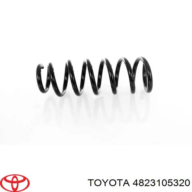 4823105320 Toyota muelle de suspensión eje trasero