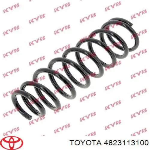 4823113100 Toyota muelle de suspensión eje trasero