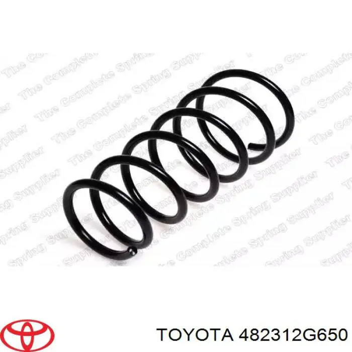 482312G650 Toyota muelle de suspensión eje trasero