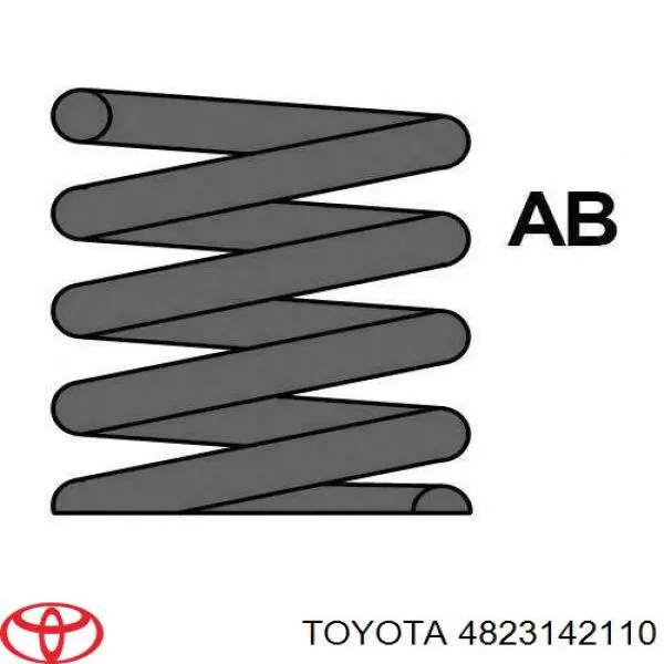 Comprar 4823142110 Toyota Muelle de eje trasero