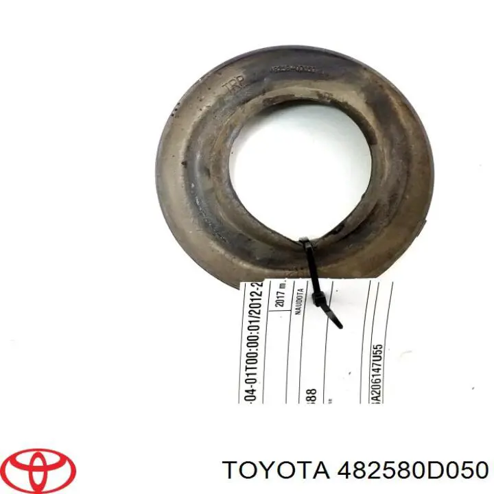 Comprar 482580D050 Toyota Aislador de resorte trasero inferior de goma