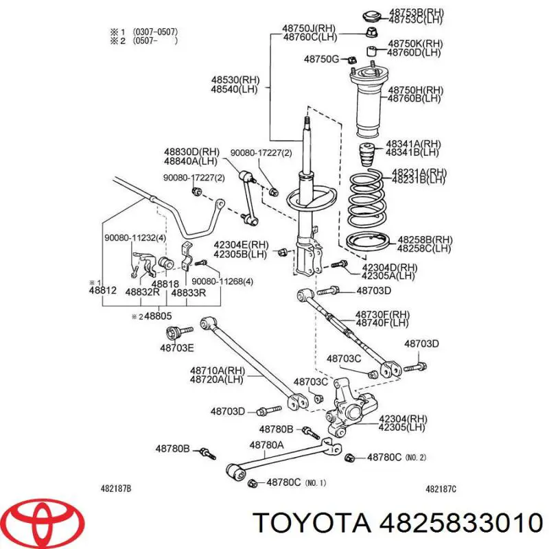  Toyota 4825833010 precio, desde 23,20 EUR