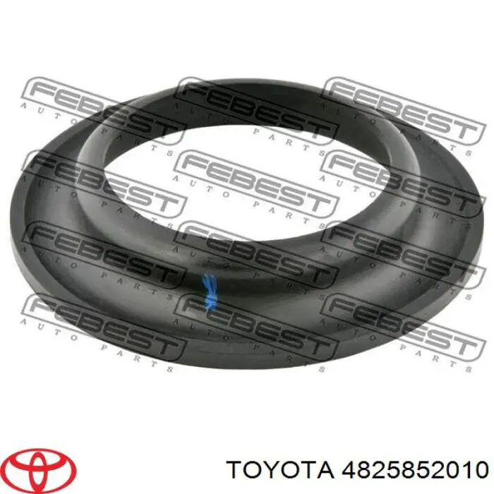 Caja de muelle, Eje trasero, inferior para Toyota Yaris (P10)