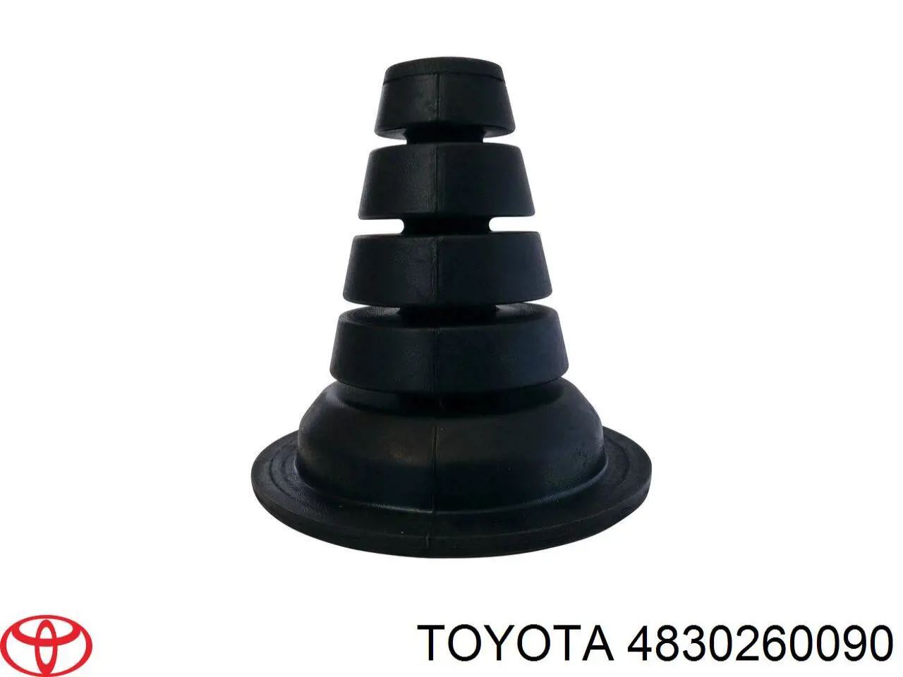 Almohadilla de tope, suspensión trasera para Toyota Land Cruiser (J200)