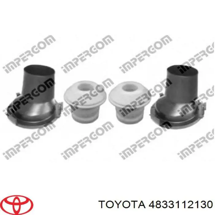 Almohadilla de tope, suspensión trasera para Toyota Carina (T17)