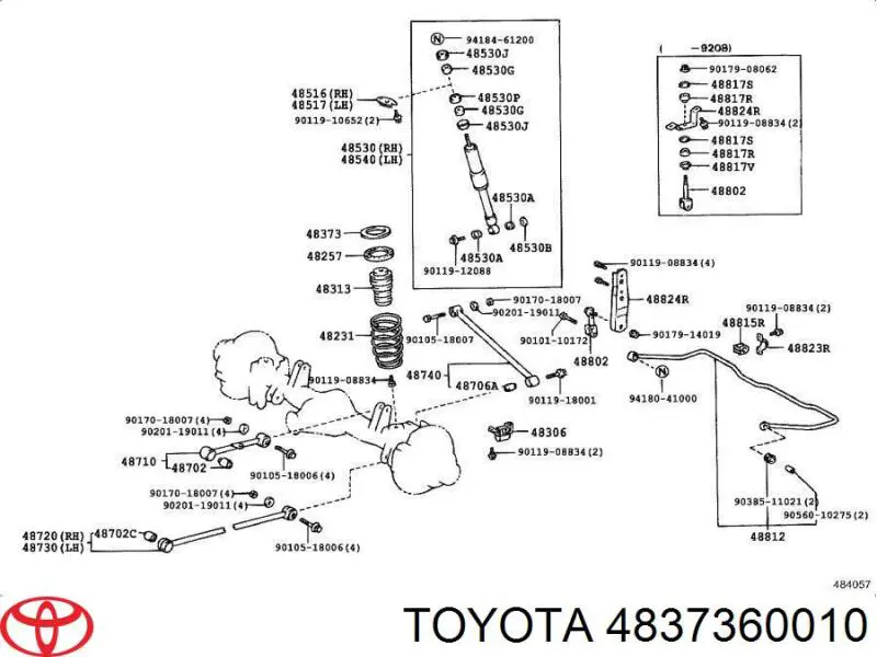 Comprar 4837360010 Toyota 