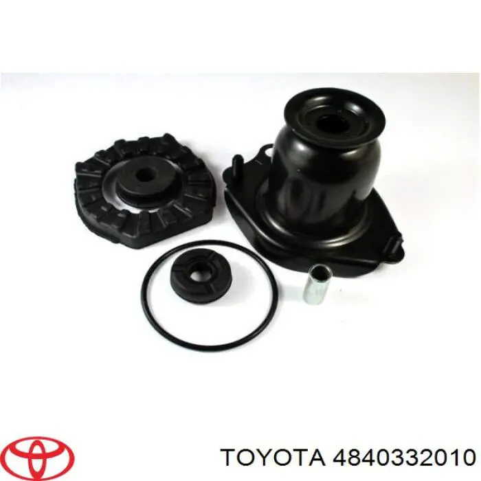 Soporte amortiguador trasero izquierdo para Toyota Corolla (E12U)