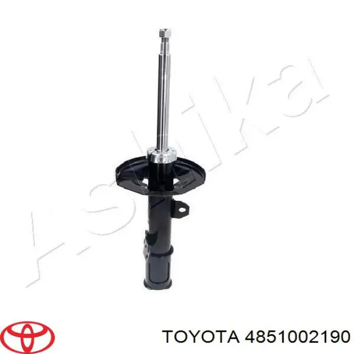 4851002190 Toyota amortiguador delantero izquierdo