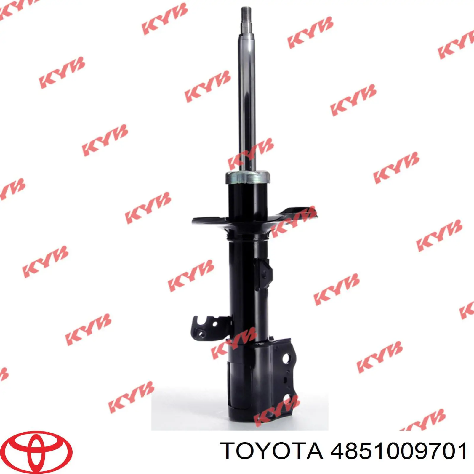 amortiguador frontal derecho Toyota 4851009701