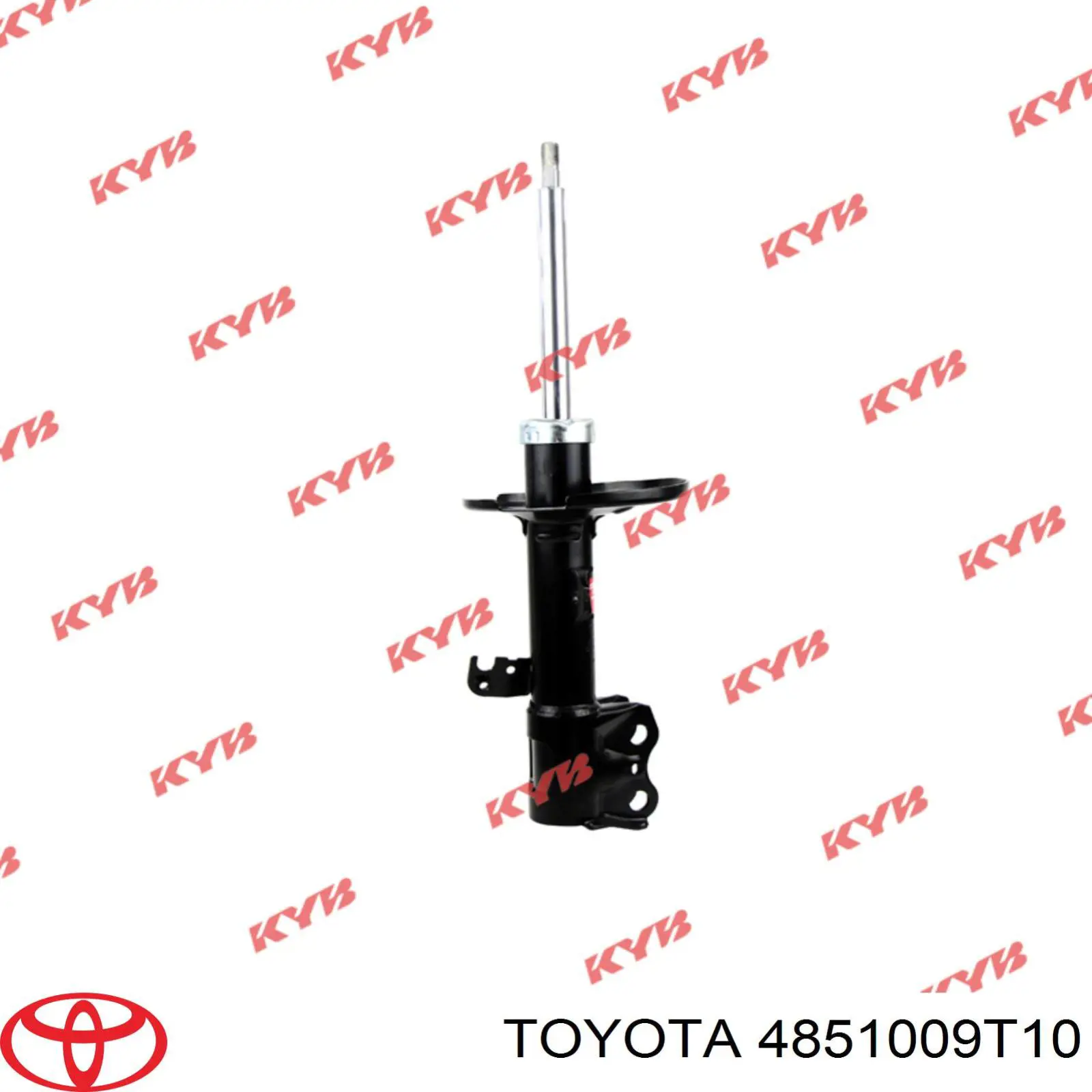 4851009T10 Toyota Amortiguador eje delantero derecha